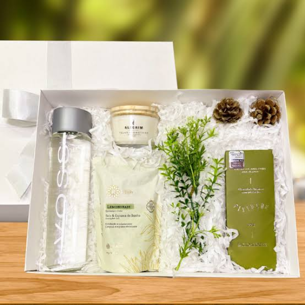 KIT SPA – Sais de banho, vela e chocolate